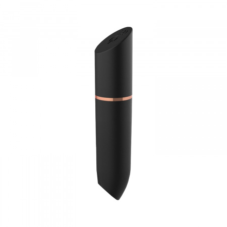 фото Віброкуля у вигляді помади Adrien Lastic Rocket Black