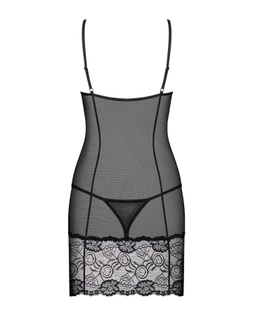фото Сорочка  Obsessive Alluria chemise & thong S/M