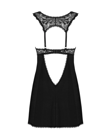 фото Сорочка  бебі-дол з мереживом Obsessive Donna Dream babydoll XS/S Black, стр
