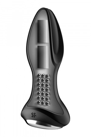 фото Анальна вібропробка із перлинним масажем Satisfyer Rotator Plug 2+ Black