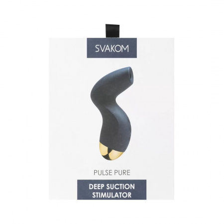 фото Вакуумний кліторальний стимулятор Svakom Pulse Pure Navy Blue, 5 режимів