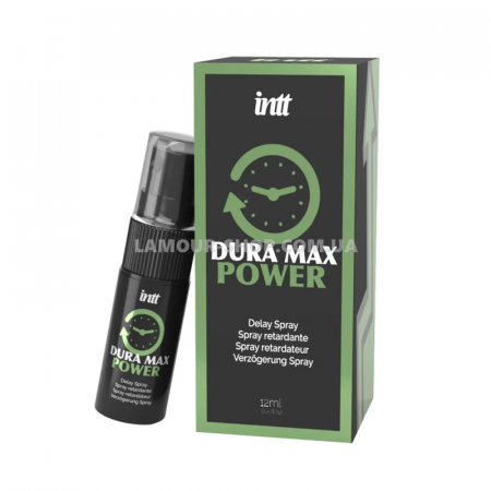 фото Пролонгатор-спрей Intt Dura Max Power (12 мл) з охолоджувальним ефектом, без лідокаїн