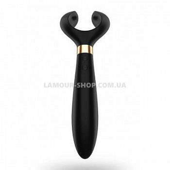 Вібратор для пар Satisfyer Endless Fun Black, три мотори, багатофункціональний