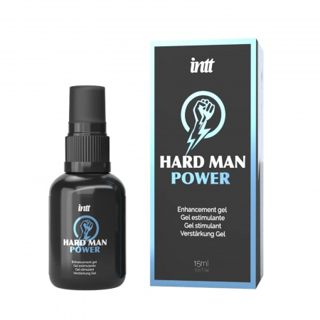 фото Стимулювальний гель для пеніса Intt Hard Man Power (15 мл)