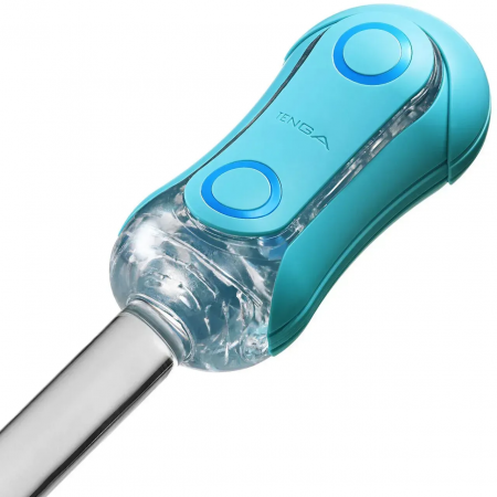 фото Мастурбатор Tenga Flip Orb — Ocean Blue, з можливістю зміни тиску та кульками