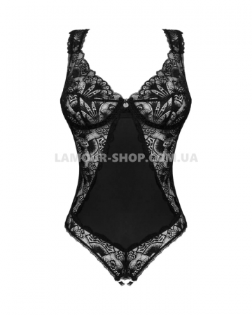 фото Боді Obsessive Donna Dream crotchless teddy XS/S Black