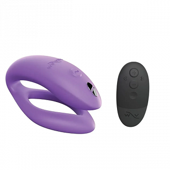Смарт-вібратор  для пар We-Vibe Sync O Light Purple, пульт ДК