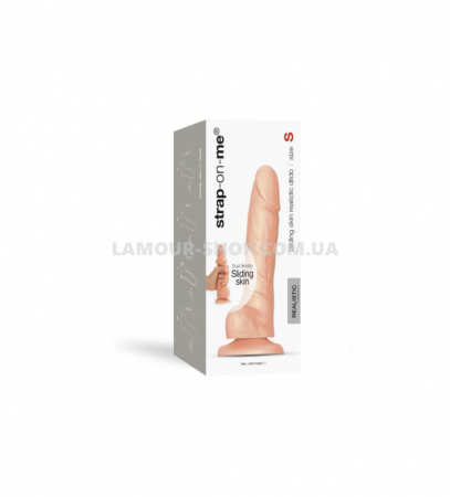 фото Реалістичний фалоімітатор Strap-On-Me SLIDING SKIN REALISTIC DILDO VANILLE - S