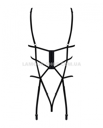 фото Портупея Obsessive Badossa crotchless teddy S/M