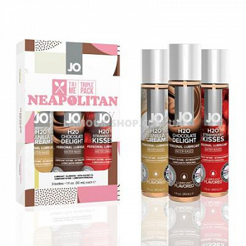 Набір лубрикантів System JO — Neapolitan 3*30 мл