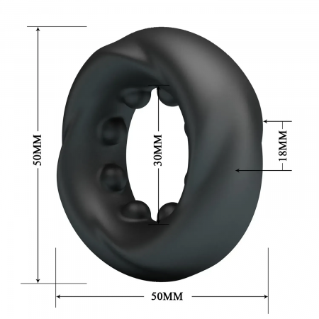 фото Ерекційне кільце Crazy Bull №4 - DAQUEZ super soft silicone