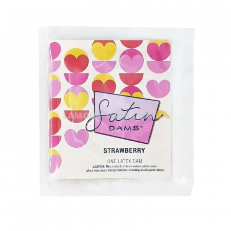 фото Латексна серветка Satin Dams Strawberry 1 шт