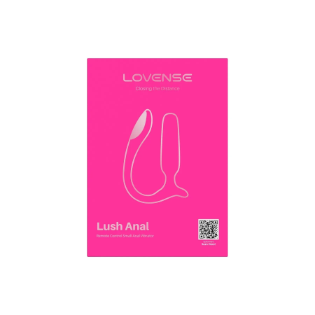 фото Анальна смарт-вібропробка Lovense Lush Anal, дуже потужна, LED-підсвічування