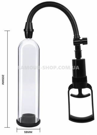 фото Помпа вакуумна Boss Series: Powerpump MAX 0.2 - Black&Clear