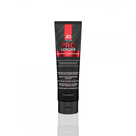 фото Пролонгер гель JO Prolonger Gel (60 мл) з олією перцевої м’яти та гвоздикового перцю