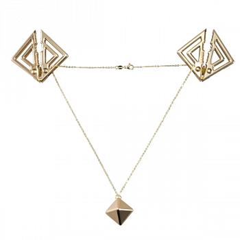 Затискачі для сосків LOCKINK Adjustable Nipple Clamps with Heavy P