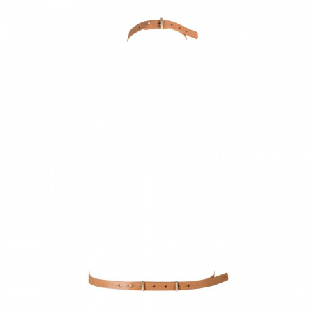 фото Портупея Bijoux Indiscrets MAZE - I Harness Brown, екошкіра, дуже стильна