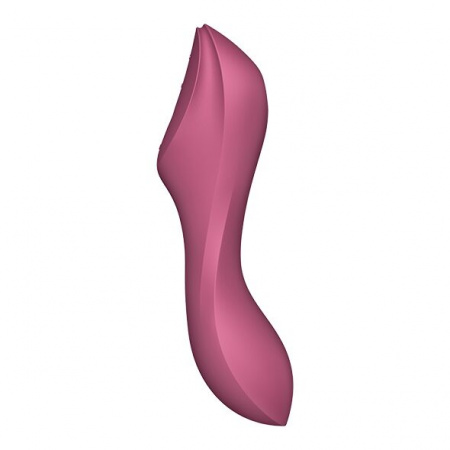 фото Вакуумний стимулятор із вібрацією Satisfyer Curvy Trinity 3 Red