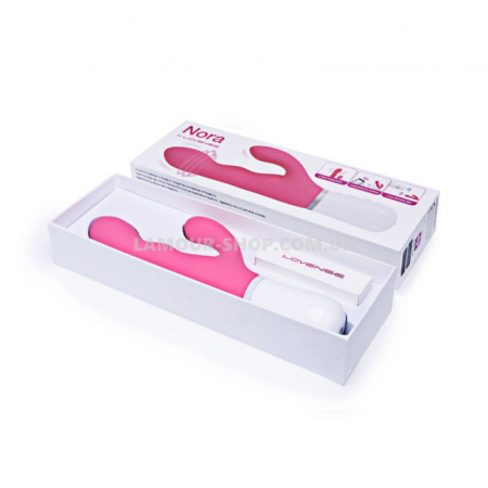 фото Смарт вібратор-кролик Lovense Nora з стволом, що обертається