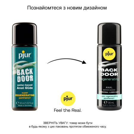 фото Анальний лубрикант pjur backdoor Regenerating 30мл 