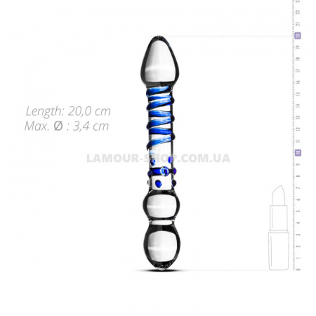 фото Скляний ділдо Gildo Glass Dildo No. 21