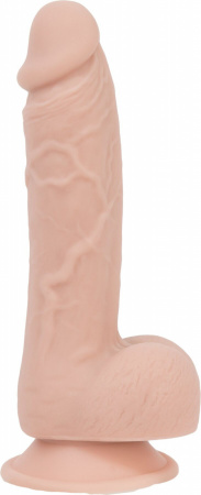фото Фалоімітатор на присосці ADDICTION — Mark 7,5″ Dildo With Balls, Beige
