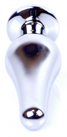 фото Анальна пробка Boss Series - Jewellery Silver BUTT PLUG Clear