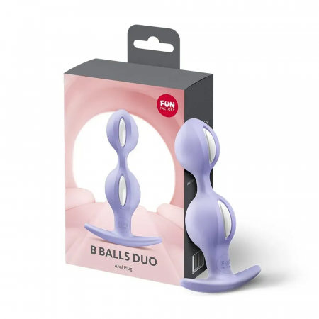 фото Анальні кульки Fun Factory B BALLS DUO Purple, діаметр 3,2 та 3,6 см