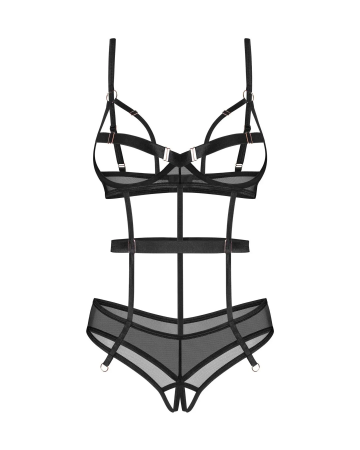 фото Боді Obsessive Euridia crotchless teddy M/L