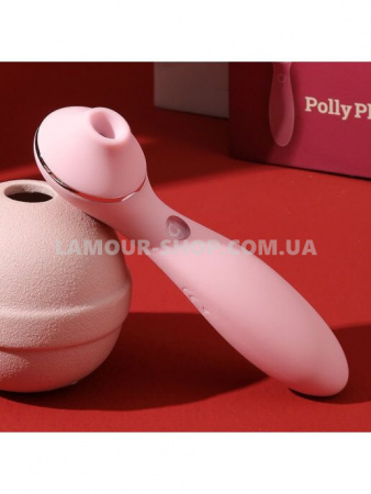 фото Вакуумний вібратор KisToy Polly Plus Pink