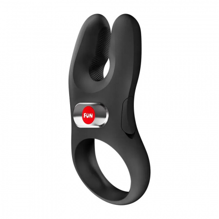 фото Ерекційне віброкільце Fun Factory NŌS PRO Black, 2 мо