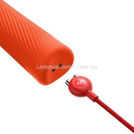 фото Вібромасажер Fun Factory VIM Vibrating Wand sunrise orange, суперпотужний