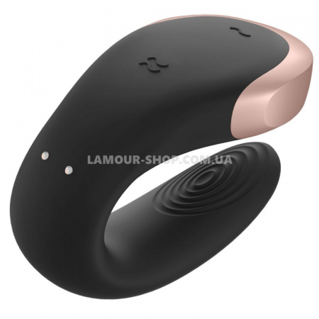 фото Смарт-вібратор для пар Satisfyer Double Love (Black)