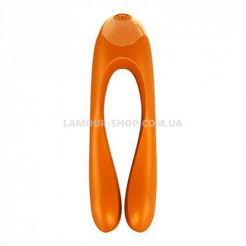 Вібратор на палець Satisfyer Candy Cane Orange