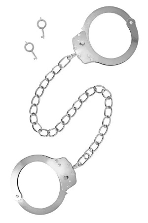 фото Металеві поножі  Fetish Tentation Adjustable metal ankle cuffs