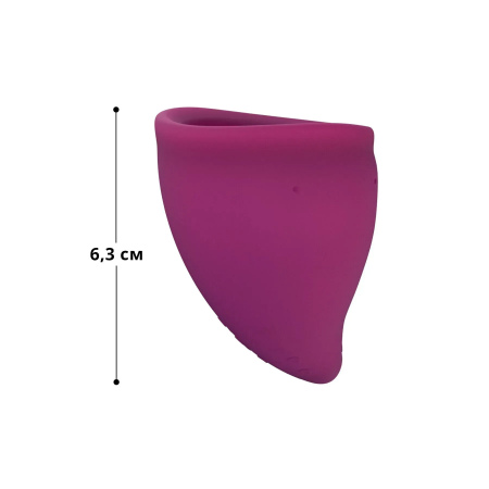фото Менструальна чаша  Fun Factory FUN CUP SIZE B, бордова, діаметр 4,3 см, 