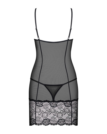 фото Сорочка Obsessive Alluria chemise & thong L/XL