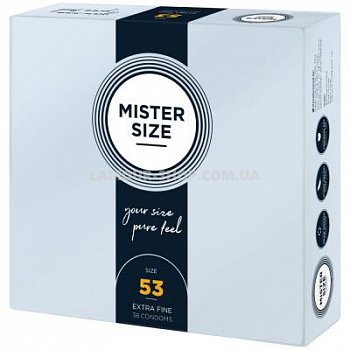 Презервативи Mister Size - pure feel - 53  товщина 0,05 мм