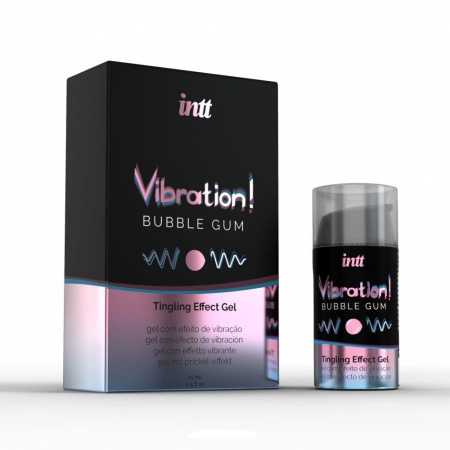фото Рідкий вібратор Intt Vibration Bubble Gum (15 мл)