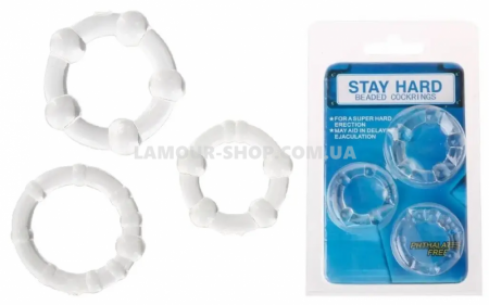 фото Набір ерекційних кілець Stay hard