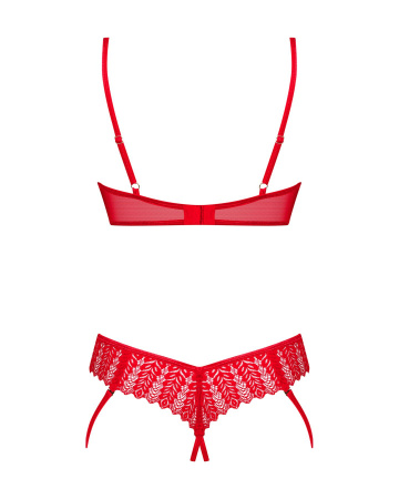 фото Комплект Obsessive Ingridia 2-pcs crotchless set M/L