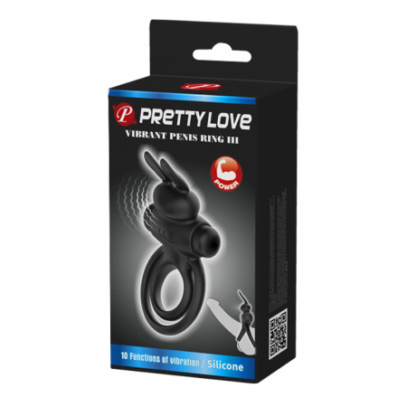 фото Кольцо эрекционное серии Pretty Love " Vibrant penis ring III" 