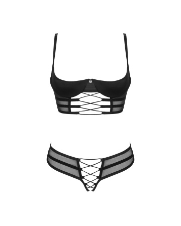 фото Комплект Obsessive Roxelia 2-pcs crotchless set M/L