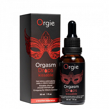 Краплі для клітора Orgie Orgasm Drops Kissable, 30 мл, тепло-холод