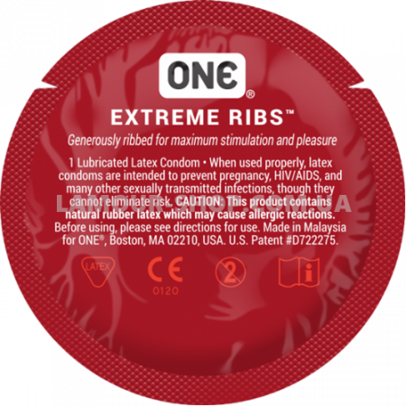 фото Презерватив ONE Extreme Ribs