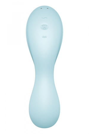 фото Вакуумний стимулятор із вібрацією Satisfyer Curvy Trinity 5 (Blue)