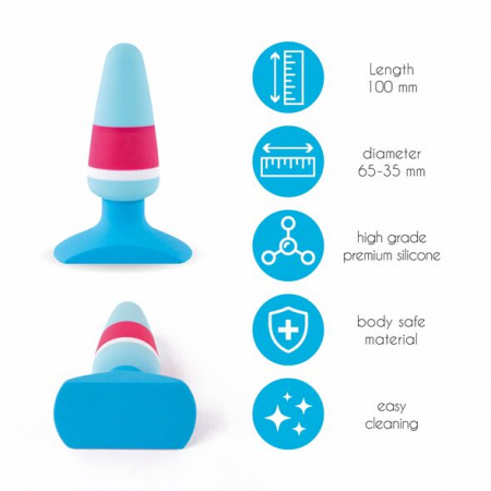 фото Анальна пробка FeelzToys - Plugz Butt Plug Colors Nr. 1