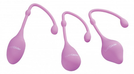 фото Набір вагінальних кульок LustGlider Kegel Ball Set Rosa