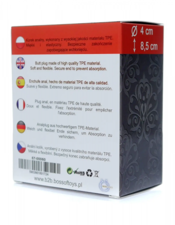 фото Анальний плаг Boss Series - Bubble Plug Medium Black