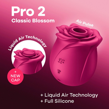 фото Вакуумний кліторальний стимулятор Satisfyer Pro 2 Classic Blossom